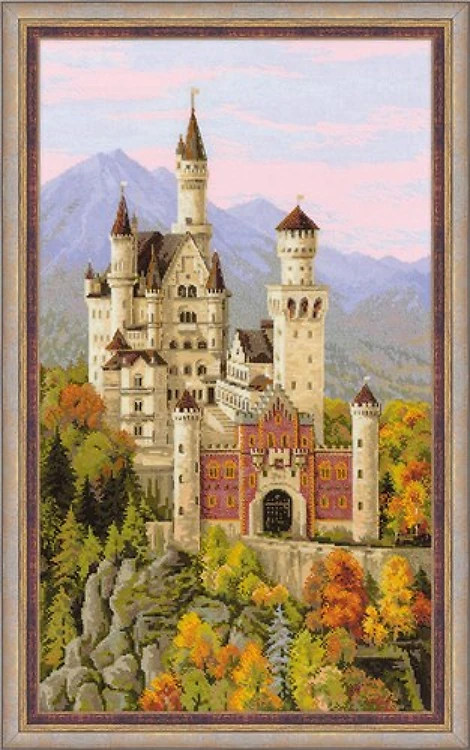 Neuschwanstein Castle Cross Stitch Kit