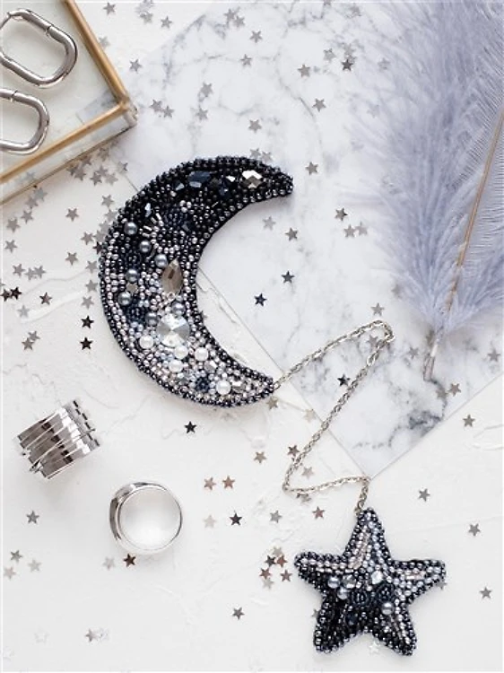 Moon Bead Embroidery Kit