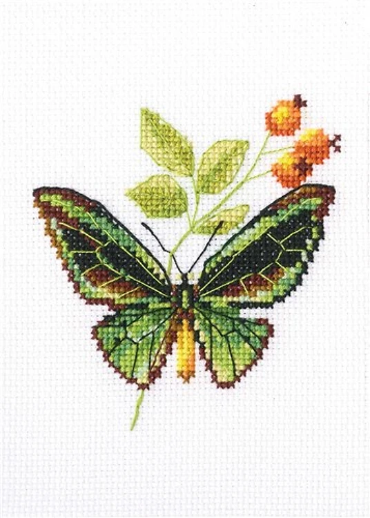 Briar And Butterfly Cross Stitch Kit