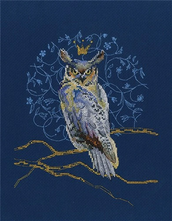 King Eagle-Owl Cross Stitch Kit