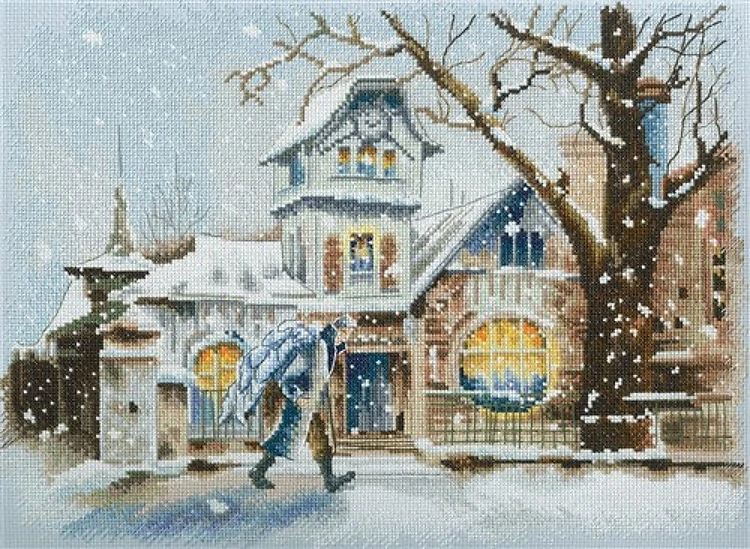 On Duty Through November Cross Stitch Kit