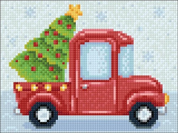 New Year Lorry Diamond Painting Kit