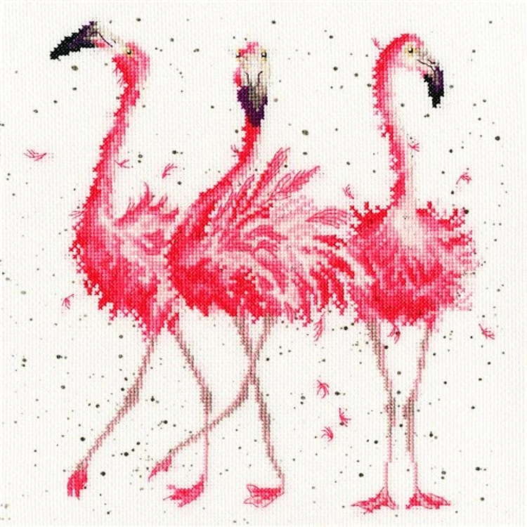 Pink Ladies XHD24 Counted Cross Stitch Kit