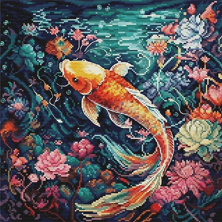 Sea Life BU5032L Counted Cross-Stitch Kit