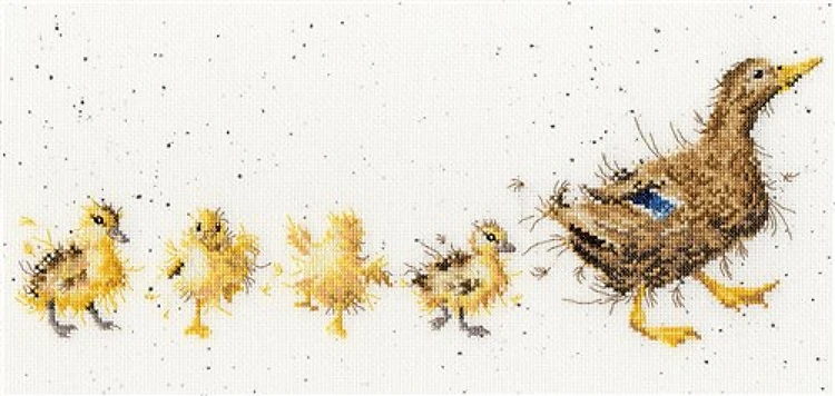 Mother Duck XHD81 Counted Cross Stitch Kit