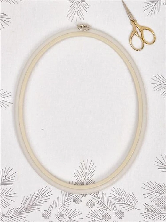 Oval Flexi Hoop Nurge 230-10 White