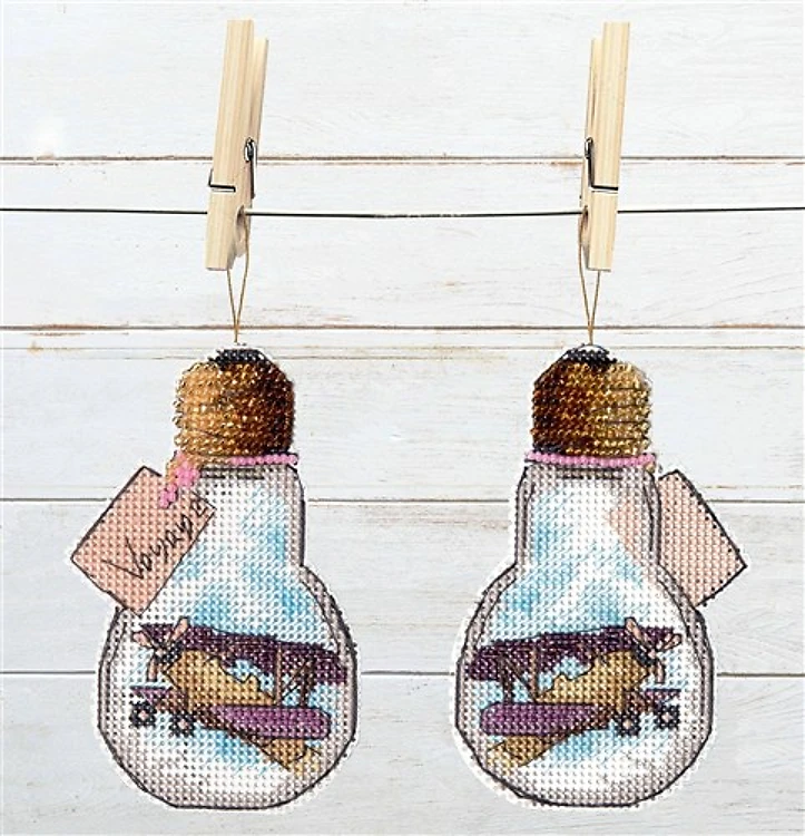 T-85C Counted cross stitch kit Crystal Art "Travel"