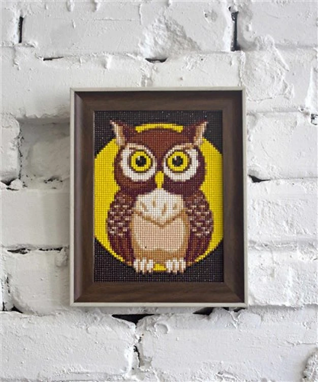 Night Owl WD308 5.9 x 7.9 inches Wizardi Diamond Painting Kit