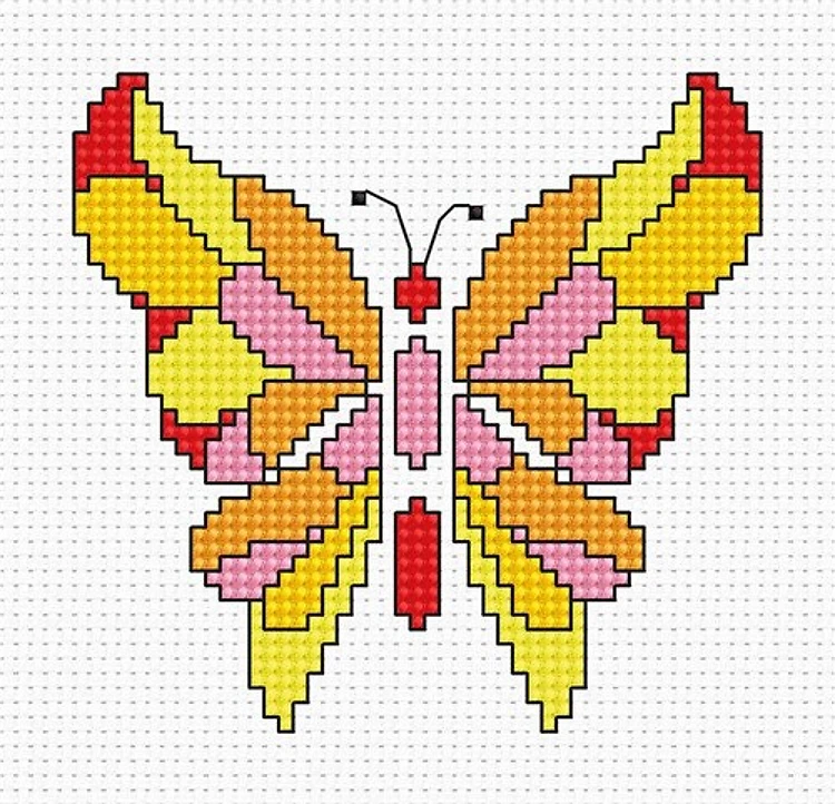 Butterfly Cross-Stitch Kit