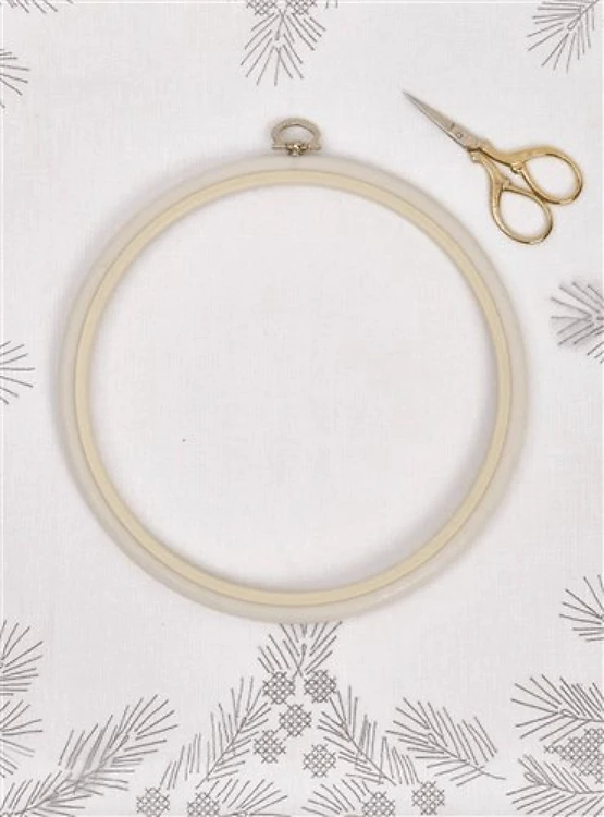 Round Flexi Hoop Nurge - White