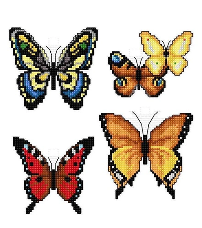 Butterflies Cross Stitch Kit