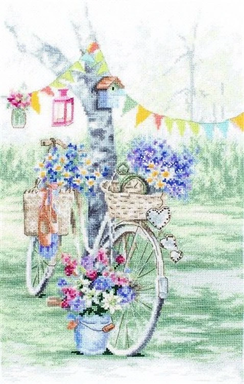 Bike Cross Stitch Kit