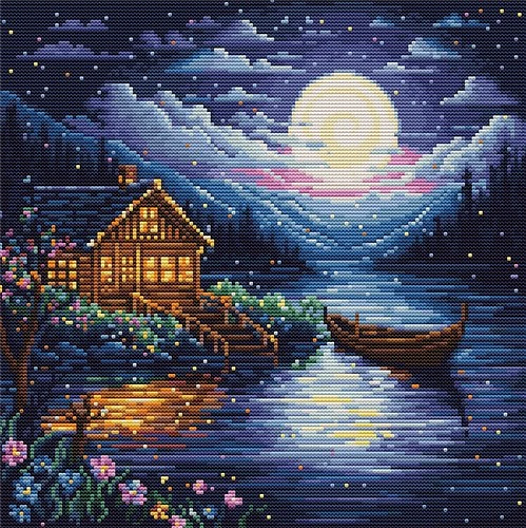 Spring Night Cross-Stitch Kit