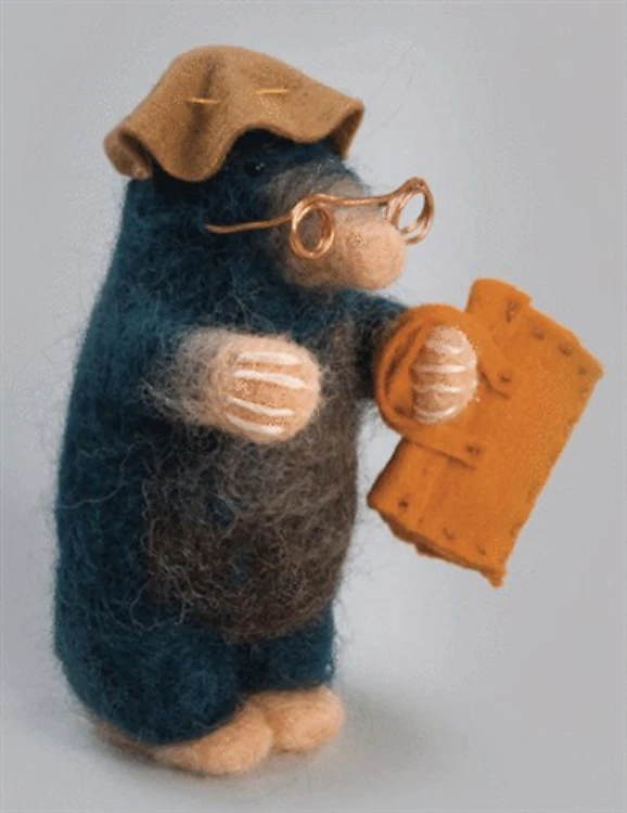 Small Mole Felting Kit