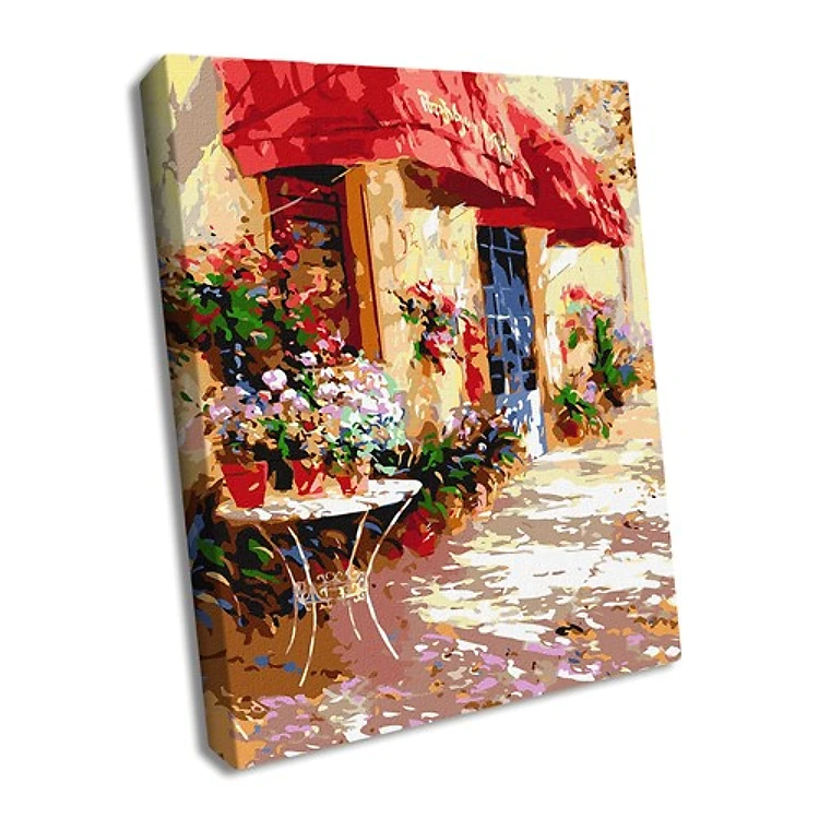 Paint By Numbers Kit Flower Shop