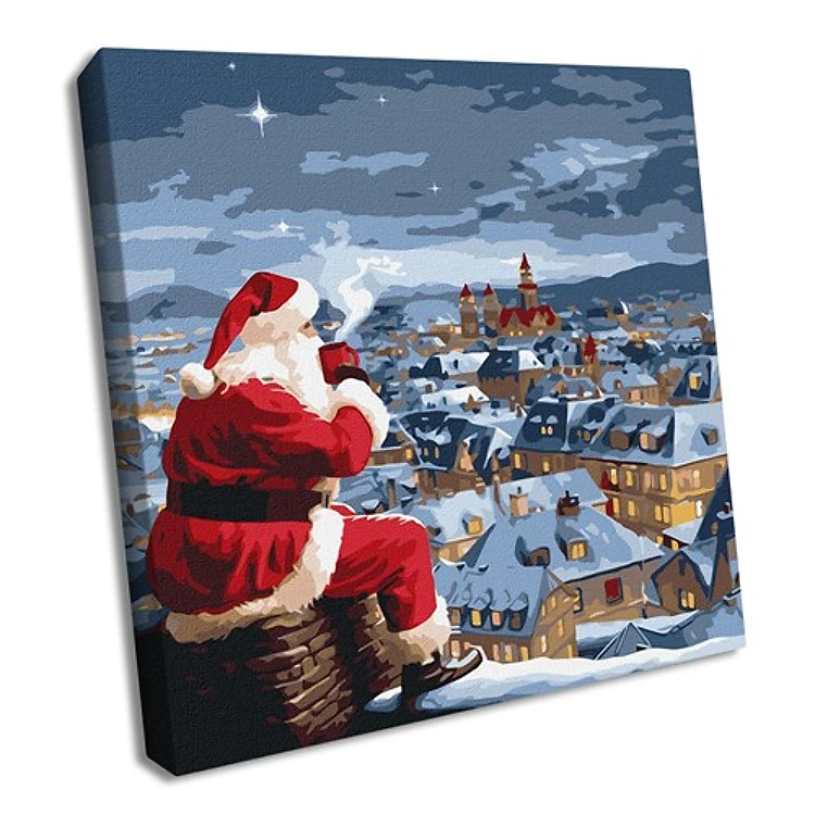 Christmas Night Paint By Numbers Kit