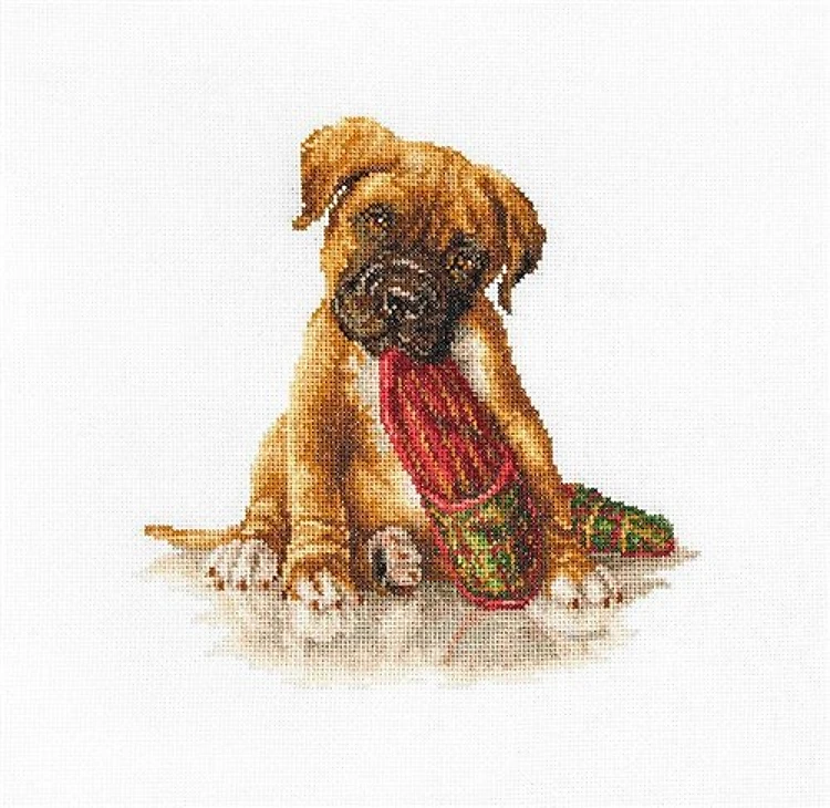 The Boxer Cross Stitch Kit