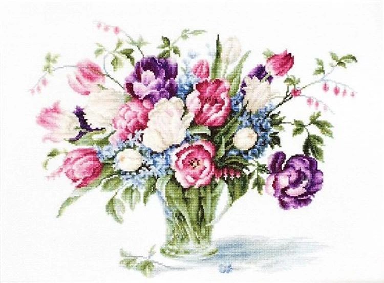 Tulips Cross Stitch Kit