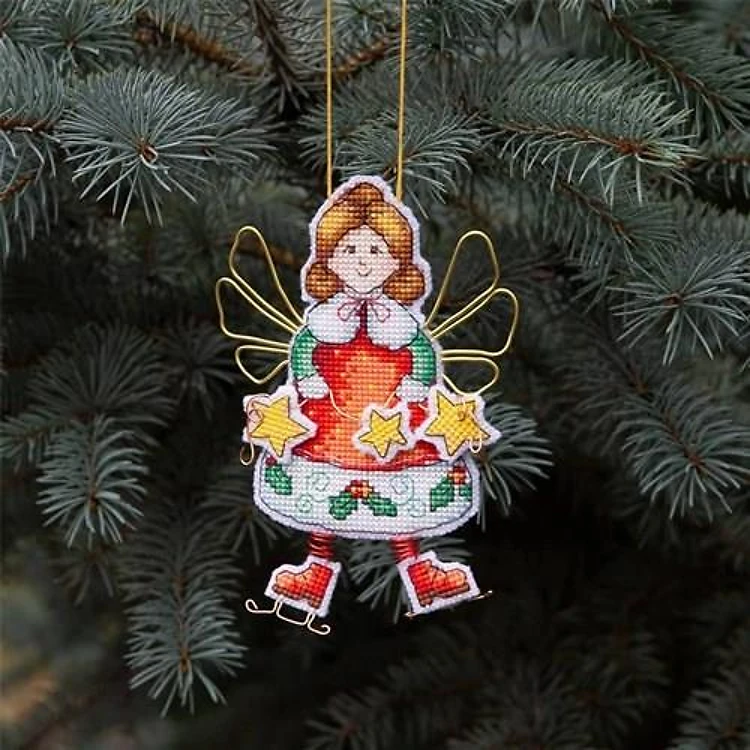 Christmas Angel Plastic Canvas Cross Stitch Kit