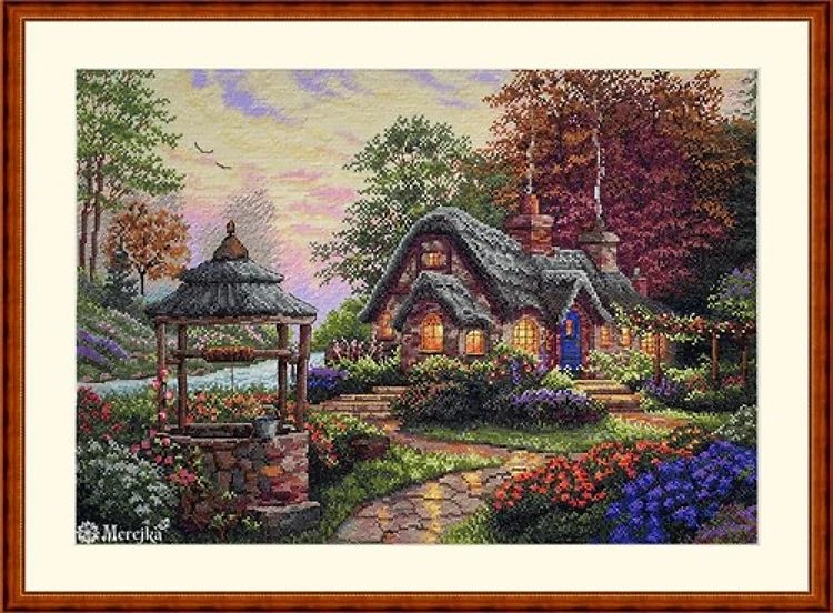 Make A Wish Cottage Cross Stitch Kit