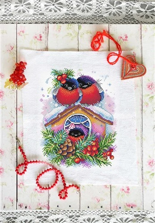 Winter House Cross Stitch Kit