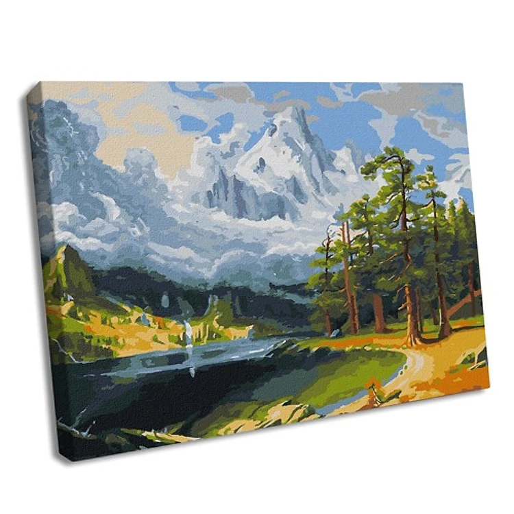Paint By Numbers Kit Winter Breathing