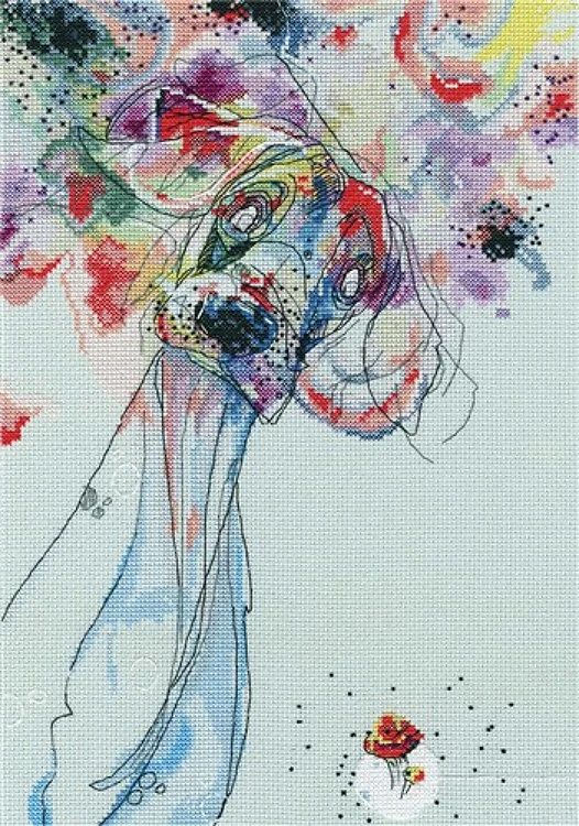 Color Outside Your Lines Cross Stitch Kit