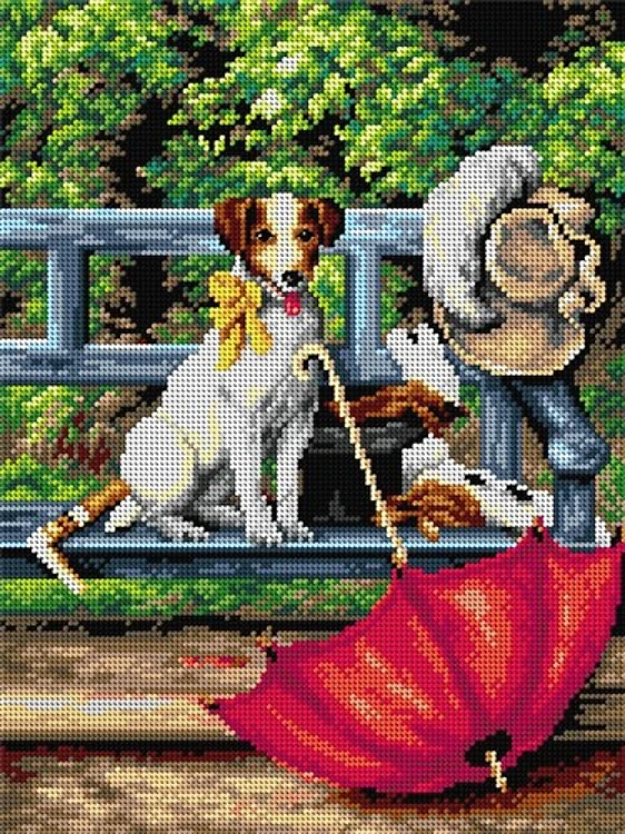 Needlepoint Canvas For Halfstitch W/O Yarn - Where Are They