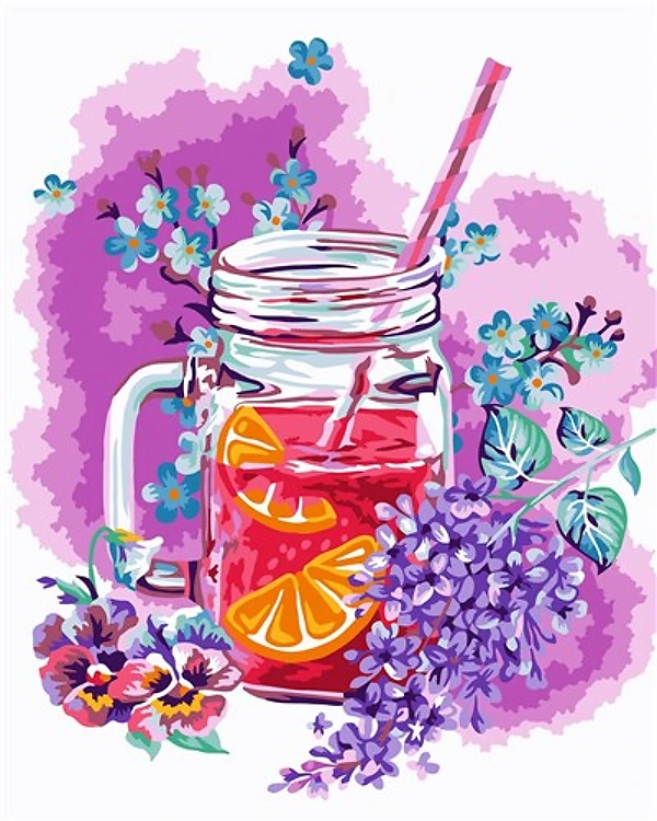 Paint By Numbers Kit Mandarin Tea