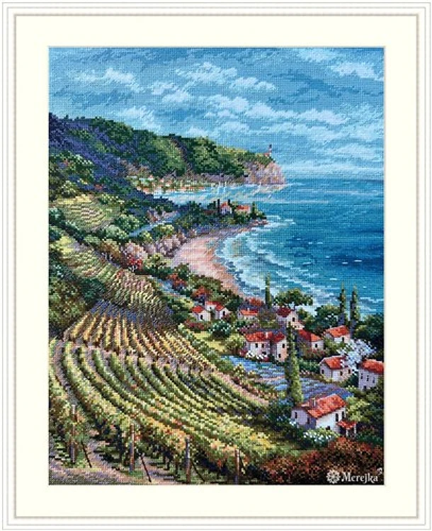 Coastline View Counted Cross Stitch Kit