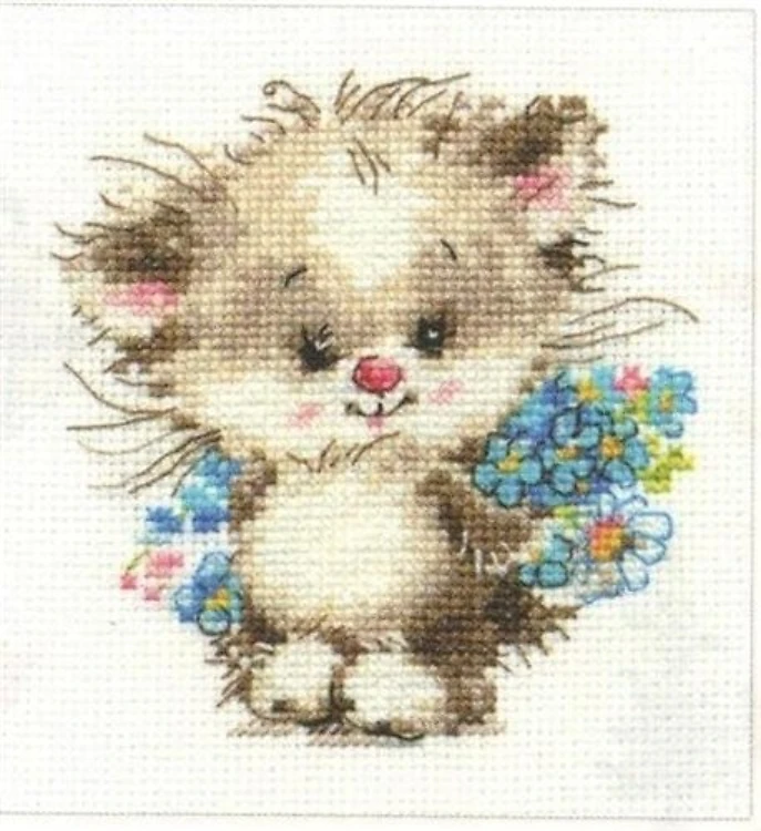 To My Favorite Cat Cross Stitch Kit
