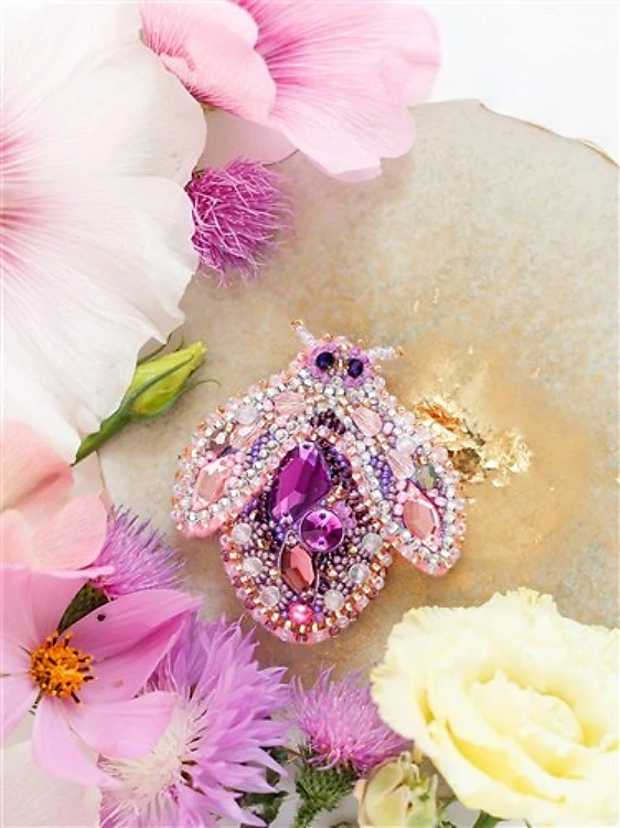 Decoration Ametrine wings AD-085