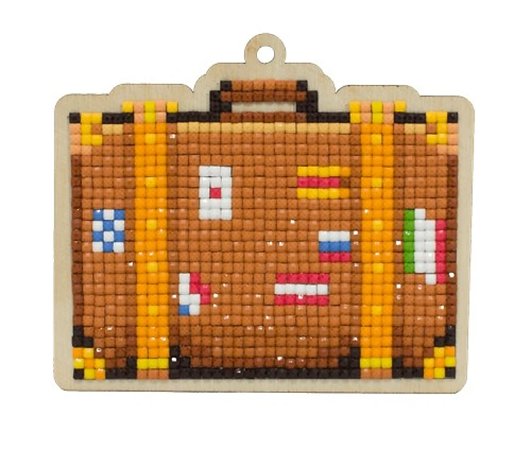 Suitcase Diamond Painting On Plywood Kit