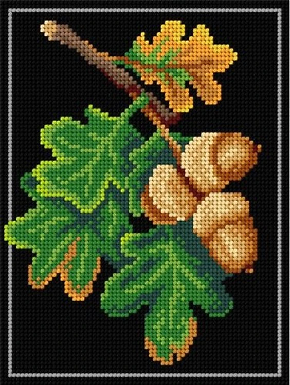 Needlepoint Canvas For Halfstitch W/O Yarn - Oak