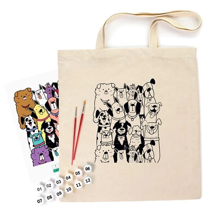 Rosa Talent Dogs - Ecobag Shopper Coloring Kit