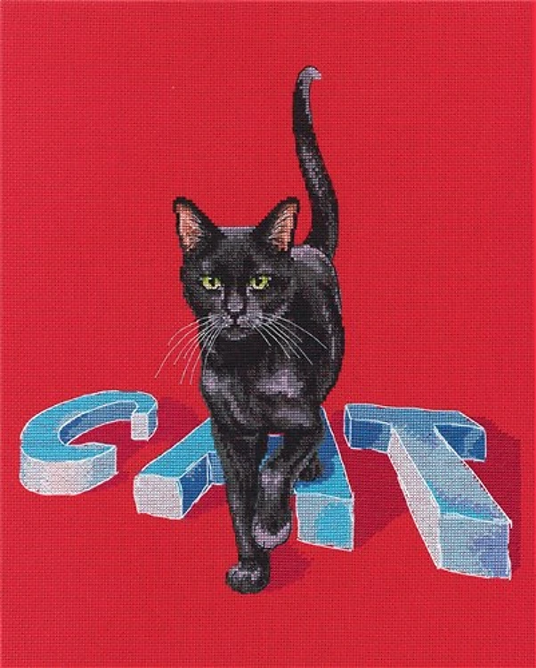 Cat Cross Stitch Kit