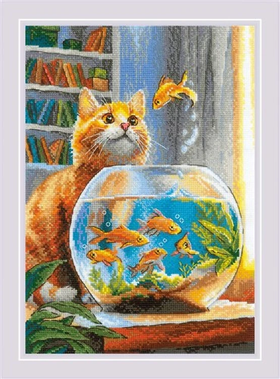 Ginger Observer Cross Stitch Kit