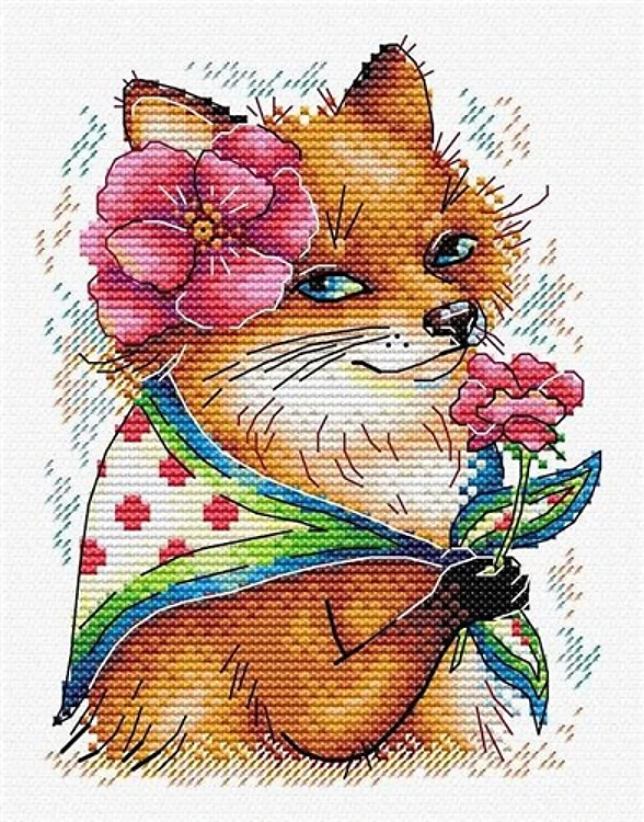 Beautiful Fox Cross Stitch Kit