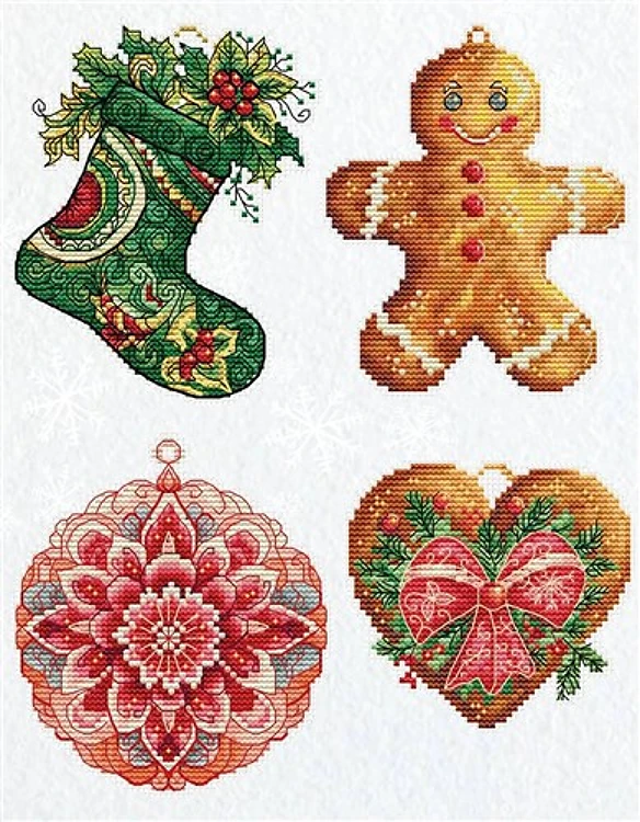 Winter Decorations Cross Stitch Kit