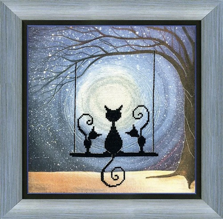 Near The Moon Cross Stitch Kit