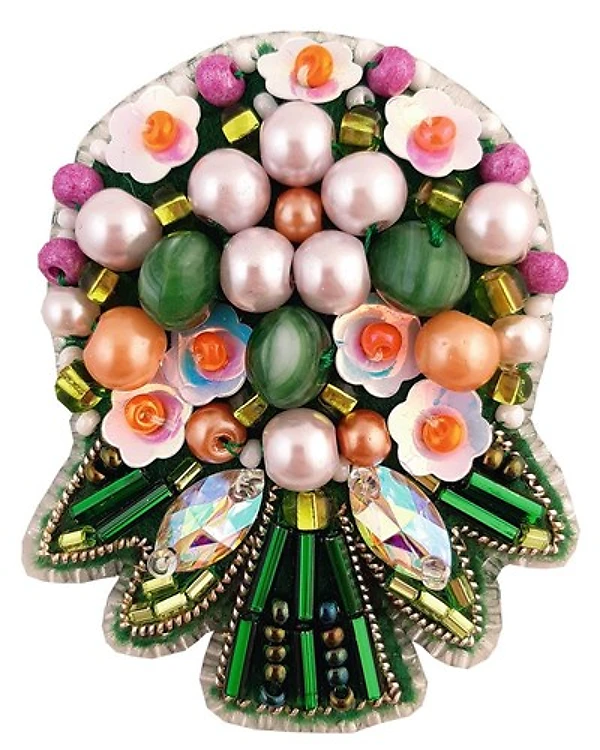 Bouquet Brooch Beadwork Kit