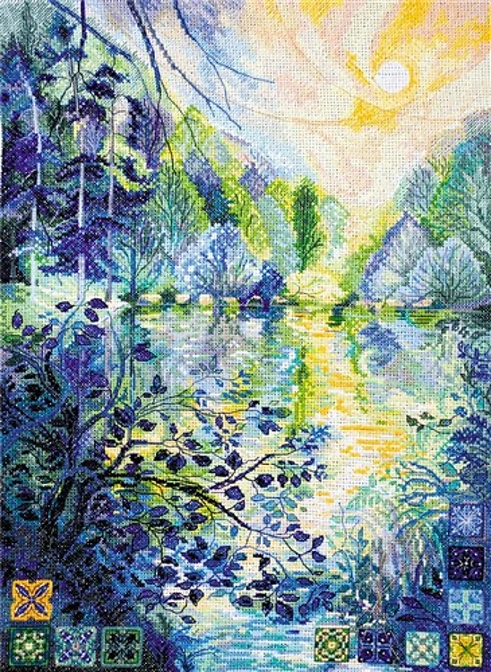 Dawn Over The River Cross Stitch Kit