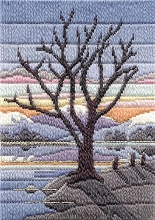 Winter Evening Long Stitch
