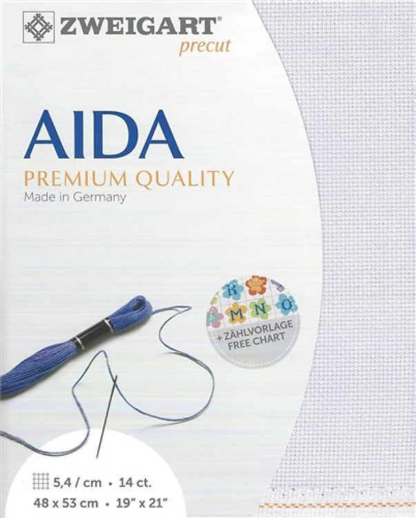 Zweigart Precut Stern-Aida 14 count Lavender Bliss 3706/5050