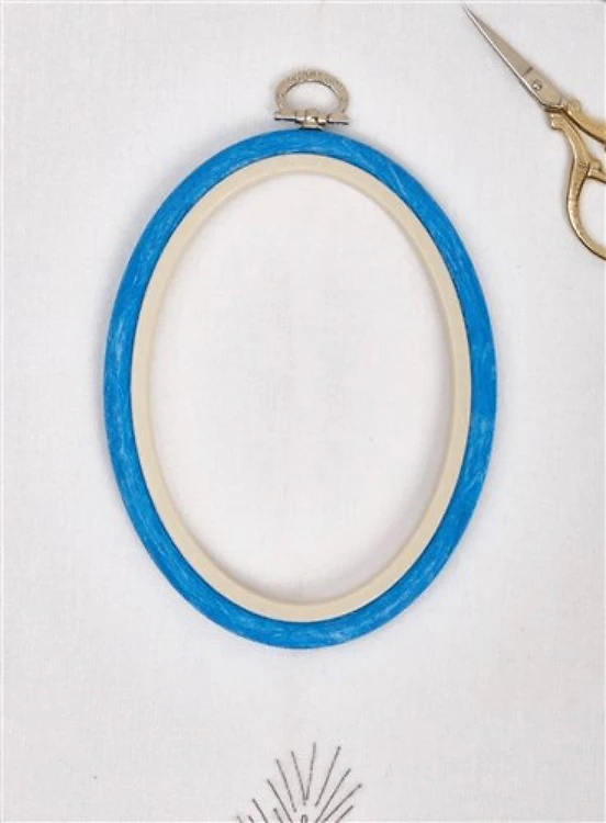 Oval Flexi Hoop Nurge 230-7 Blue