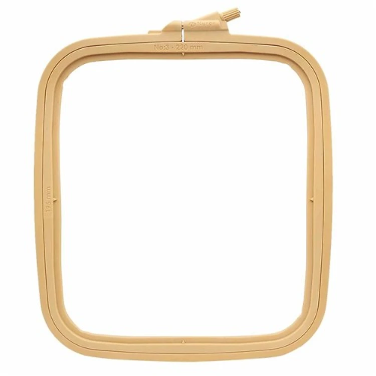 Plastic Square Hoop Nurge 170-13 Coffee Brown