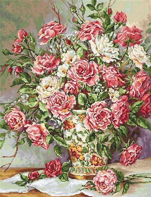 Posies for the Princess B603L Counted Cross-Stitch Kit