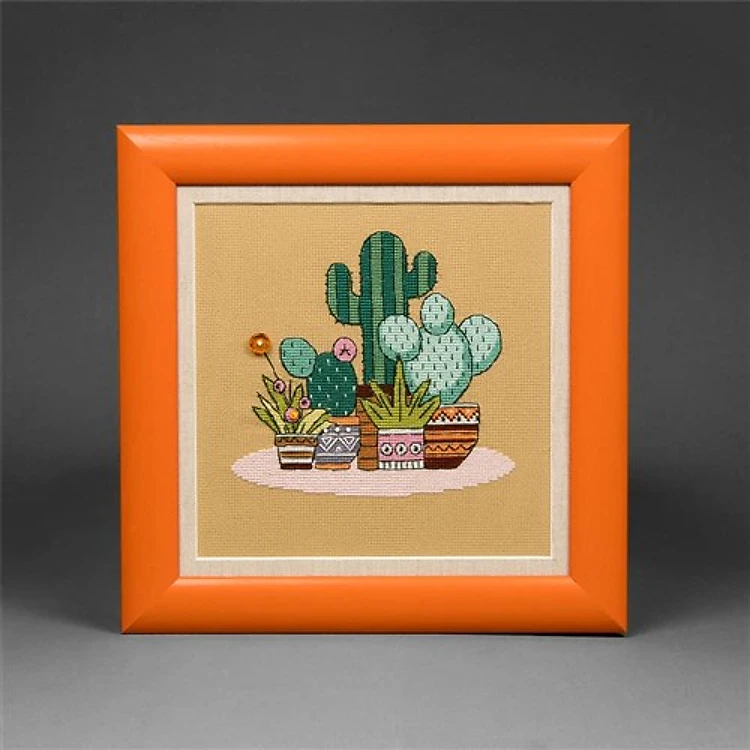 BT-215C Counted cross stitch kit Crystal Art Triptych "Bright Mexico"