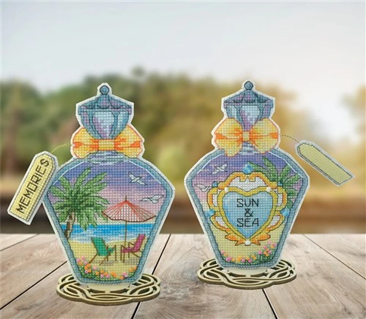 T-76C Counted cross stitch kit Crystal Art Set of pictures "Scent of life"
