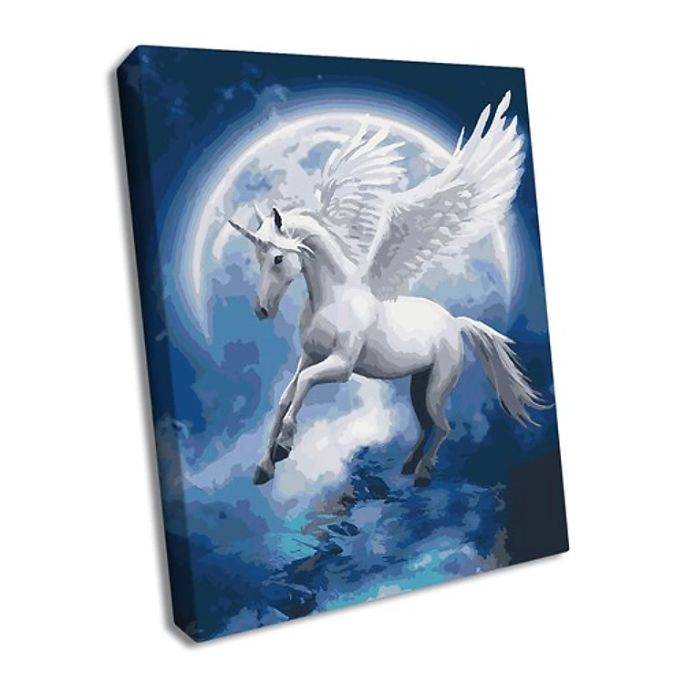 Painting by Numbers kit Unicorn constellation KHO4022